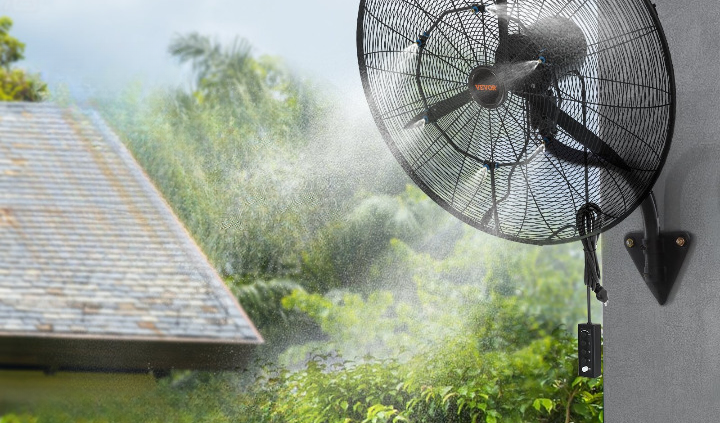 ventilator sa vodenom maglom